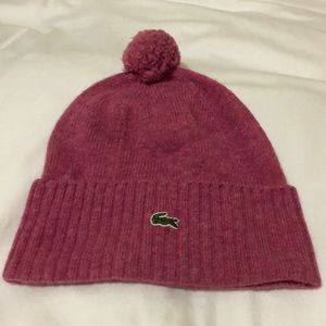 Lacoste Pom Pom hat never worn
